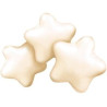 Confetti Stelle della Felicità Bianche Perlate in confezione da 500 g di Crispo Confetti Stelle della Felicità Bianche Perlate in confezione da 500 g di Crispo