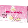 Confetti Stelle della Felicità Rosa Perlato in confezione da 500 g di Crispo Confetti Stelle della Felicità Rosa Perlato in confezione da 500 g di Crispo