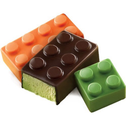 Stampo Choco Block forma Mattoncini Lego in silicone da Silikomart