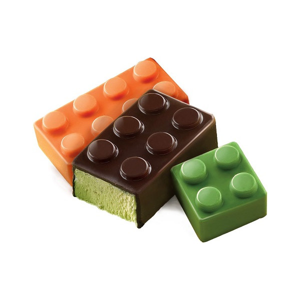 Stampo Choco Block forma Mattoncini Lego in silicone da Silikomart