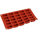 Stampo Small Lingotto Savarin o mini savarin rettangolari 3,3 cm in silicone SF092 da Silikomart