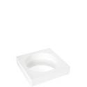 Stampo Tondo alto Round Tortaflex in silicone bianco diametro 16 cm altezza 4 cm volume 800 ml da Silikomart