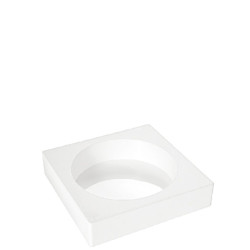 Stampo Tondo alto Round Tortaflex in silicone bianco diametro 18 cm altezza 4 cm volume 1013 ml da Silikomart