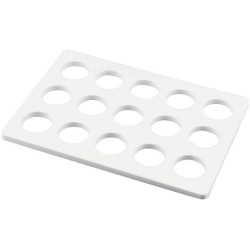 Stampo Chablon tondi da 2,5 cm h 0,5 cm in silicone da Silikomart