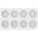 Level Up 35 Silikomart, stampo in silicone 8 tondi 64xh11 mm con cutter
