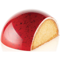 Florence 760 Silikomart – Kit 2 Stampi per Semisfera | 1 Top per Cioccolato in TritanTM con 1 Base in T-Plus+ Antiaderente