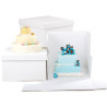 Scatola rigida con base quadrata in cartoncino bianco da 36 cm a 51 cm da Decora Scatola rigida con base quadrata in cartoncino bianco da 36 cm a 51 cm da Decora