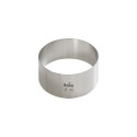 Sagoma Cerchio in Acciaio Inox Decora H4,5cm – Anello Ø5/12cm per Semifreddi, Mousse e Cottura