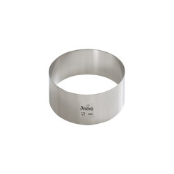 Cerchio acciaio inox o sagoma cerchio altezza 4,5 cm diametro 5 cm