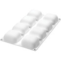 Stampo Gem 100 ml o Gemma da 6 cm in silicone bianco di Silikomart