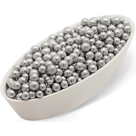 Sferici di zucchero argento in confezione da 1 Kg di Crispo Sferici di zucchero argento in confezione da 1 Kg di Crispo