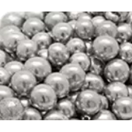 Sferici di zucchero argento in confezione da 500 g di Crispo Sferici di zucchero argento in confezione da 500 g di Crispo