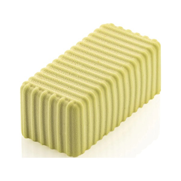 Stampo Righe SQ085 da Silikomart: teglia Sessantaquaranta in silicone per 25 tortine rigate da 10 x 4,8 x h 4 cm