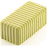 Stampo Righe SQ085 da Silikomart: teglia Sessantaquaranta in silicone per 25 tortine rigate da 10 x 4,8 x h 4 cm