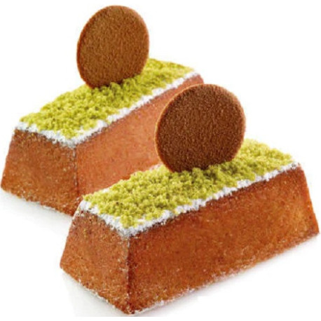 Stampo mini cake SQ006 da Silikomart: teglia Sessantaquaranta in silicone per 30 mini tortine da 99 mm