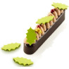 Set 2 sampi in silicone Holly Chablon per 36 Chablon agrifoglio 4 cm da Silikomart Set 2 sampi in silicone Holly Chablon per 36 Chablon agrifoglio 4 cm da Silikomart