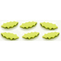 Set 2 sampi in silicone Holly Chablon per 36 Chablon agrifoglio 4 cm da Silikomart