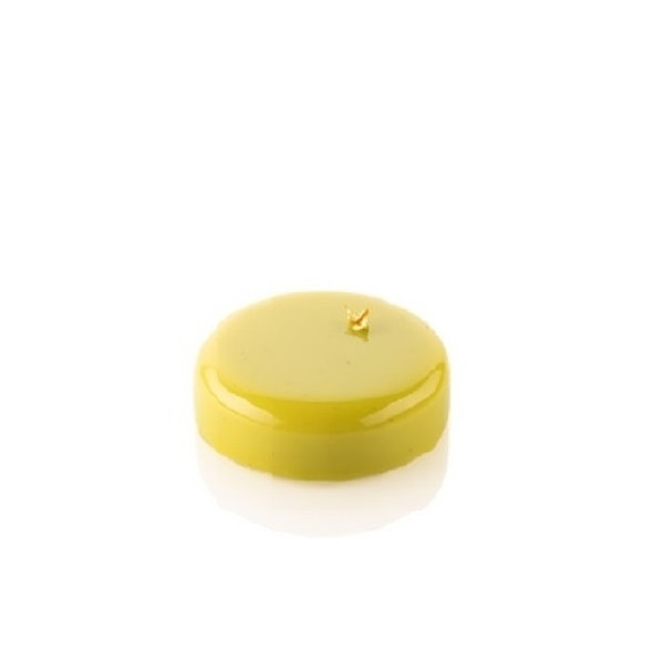 Tor ø100xh30 mm Silikomart: stampo tondo in silicone bianco con bordi arrotondati
