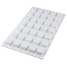 Stampo micro Square o Micro Cubetti, da 21 mm ed altezza 13 mm in silicone bianco di Silikomart Stampo micro Square o Micro Cubetti, da 21 mm ed altezza 13 mm in silicone bianco di Silikomart