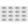 Stampo Chicco di Cacao XS 14, stampo in silicone bianco per 16 chicchi di cacao mini da Silikomart Stampo Chicco di Cacao XS 14, stampo in silicone bianco per 16 chicchi di cacao mini da Silikomart