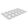 Stampo Madeleine XS 13 ml in silicone bianco da Silikomart per 18 maddalene da 4,4 cm Stampo Madeleine XS 13 ml in silicone bianco da Silikomart per 18 maddalene da 4,4 cm