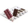 Stampi gelato Chocostick da Silikomart: 2 stampi silicone + 1 Vassoio 30x40 cm + 50 bastoncini Stecco in legno di faggio