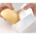 Stampo zuccotto semisfera in silicone bianco da Silikomart