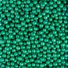 Perle di zucchero verde metallizzato diametro 5 mm da 100 g di Decora