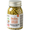 Perle oro metallizzato 100 g per decorazione dolci di Decora