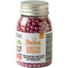 Perle di zucchero rosa metallizzate da 100 g, ø5 mm, per decorazione dolci da Decora