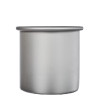 Teglia tonda liscia per torta americana in alluminio anodizzato ø10 x h 7,5 cm di Decora