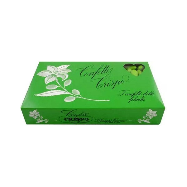 Confetti verdi alla mandorla naturale da 1 Kg di Crispo Cakeitalia