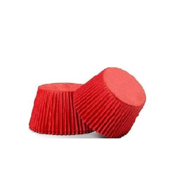1000 Pirottini Mini Bonbon rossi in carta forno per confetti diametro 2 cm altezza 1,4 cm