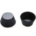 Set 1000 pirottini mini bonbon neri in carta forno di ø2xh1,5 cm ideale per presentare confetti