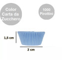 1000 Pirottini Mini Bon Bon color carta da zucchero in carta diametro 2 cm altezza 1,5 cm, Ideali portaconfetti singoli