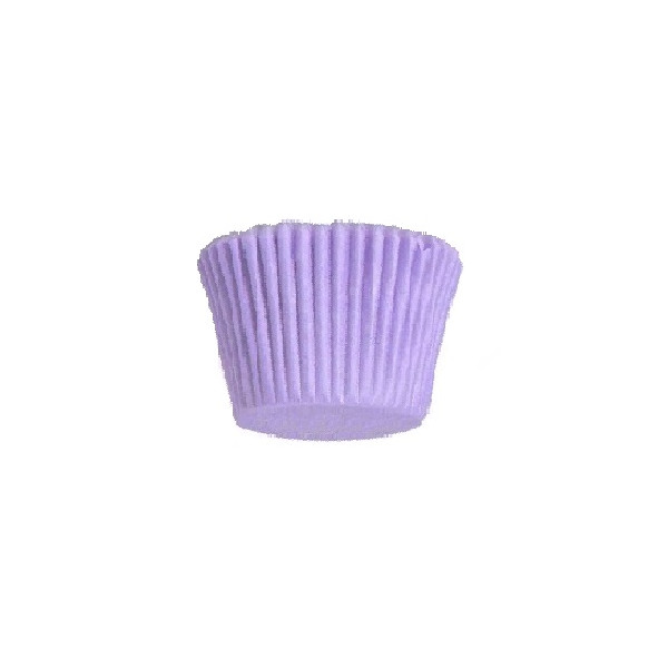 1000 Pirottini mini bon bon in carta color lilla di ø2xh1,5 cm, Ideali portaconfetti singoli