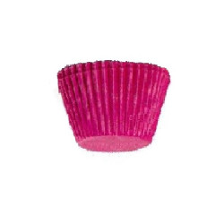 1000 Pirottini Mini Bonbon fucsia in carta forno per confetti diametro 2 cm altezza 1,5 cm