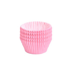 1000 Pirottini Mini Bon Bon rosa corallo in carta forno diametro 2 cm altezza 1,5 cm