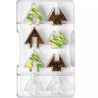 Stampo Cioccolato Abete di Natale ad incastro in policarbonato da Decora