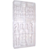 Stampo set scacchi di cioccolato da 50 g in policarbonato Stampo set scacchi di cioccolato da 50 g in policarbonato