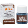 Colorante Alimentare in Gel Concentrato DECORA | Marrone (28g) | Professionale per Pasta di Zucchero e Creme