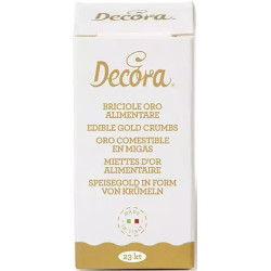 0,125 g oro alimentare in briciole 23 carati da Decora