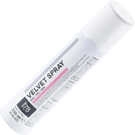 250 ml di colorante alimentare spray rosa vellutato, Velvet Mini Spray rosa della linea i78 da Silikomart 250 ml di colorante alimentare spray rosa vellutato, Velvet Mini Spray rosa della linea i78 da Silikomart