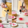 Colorante idrosolubile liquido rosa, ad uso alimentare, per aerografo, 20 g da Decora Colorante idrosolubile liquido rosa, ad uso alimentare, per aerografo, 20 g da Decora