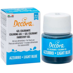 28 g Colorante alimentare in gel Azzurro Decora