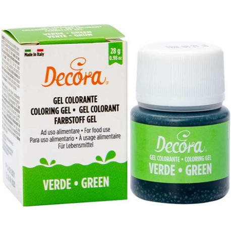28 g Colorante alimentare in gel Verde Decora 28 g Colorante alimentare in gel Verde Decora