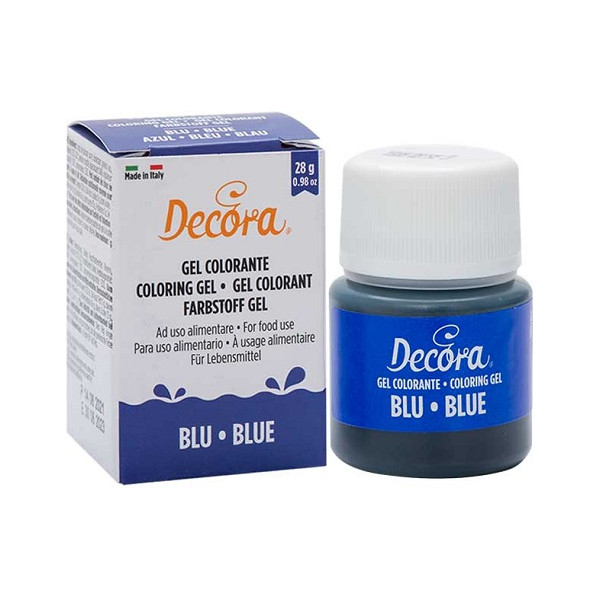 28 g Colorante alimentare in gel Blu Decora