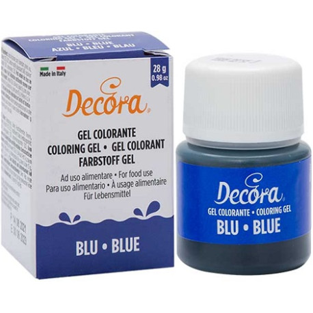 28 g Colorante alimentare in gel Blu Decora 28 g Colorante alimentare in gel Blu Decora