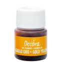 Colorante Alimentare in Gel Concentrato DECORA | Oro Giallo (28g) | Professionale per Pasta di Zucchero e Creme