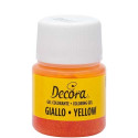 28 g Colorante alimentare in gel Giallo Decora